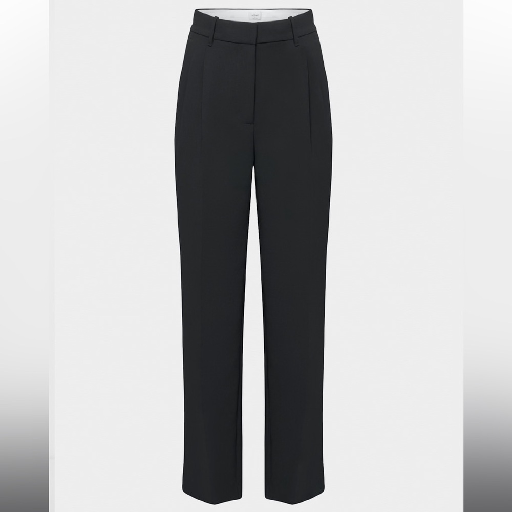 Wilfred Black Tailored Straight-Leg Trousers